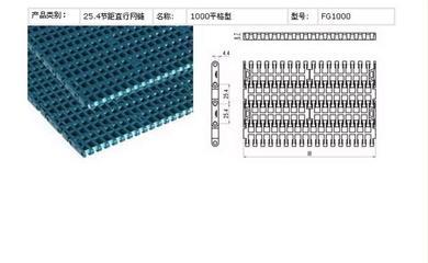 塑料网图片|塑料网样板图|优质1100塑料网链-上海胜耀机械设备